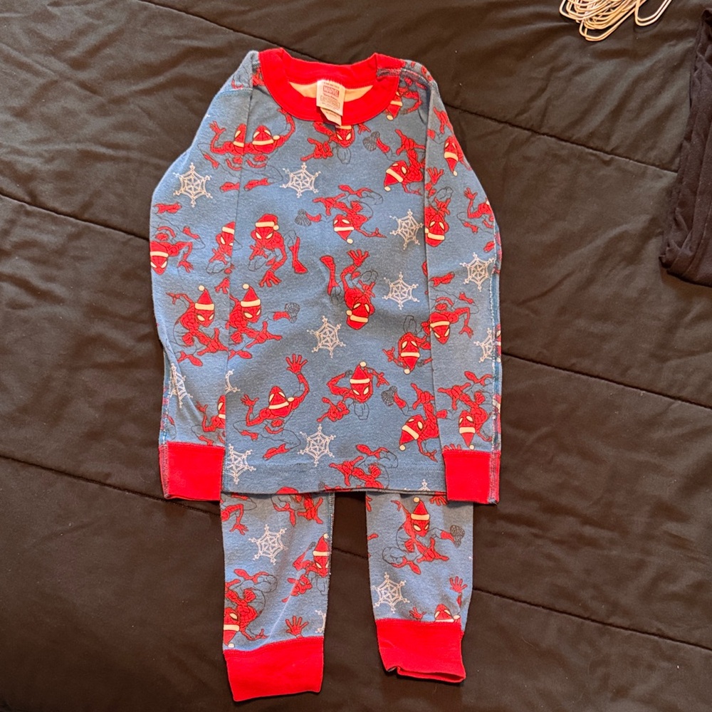 Hanna Andersson Christmas Spider-Man Pajama Set